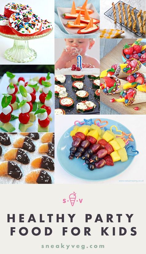 Looking for healthy kids party food? Here are 20 recipes and ideas to make your birthday celebrations delicious, healthy and fun. 3rd Birthday Party Snacks, 2nd Birthday Snack Ideas, 1 Birthday Food Ideas, Food For 3rd Birthday Party, Healthy Kids Party Snacks, Children’s Party Food Ideas, Savory Kids Party Food, Party Food For 1st Birthday, Healthy Kids Birthday Party Food