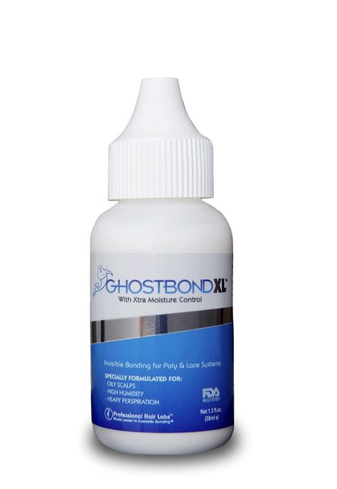 GHOSTBOND XL Hair Replacement Adhesive - 1.3oz - Invisible Bonding Glue: Extra Moisture Control Cosmetic Bonding, Wig Glue, Oily Scalp, Hair Replacement, World Leaders, Professional Hairstyles, Green Apple, Hair Pieces, Beauty And Personal Care