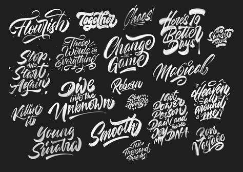 Behance :: Search Ipad Calligraphy, Motorbike Art, Diy Screen Printing, Typed Quotes, Calligraphy Words, Title Design, My Past, Typography Inspiration, Tattoo Lettering