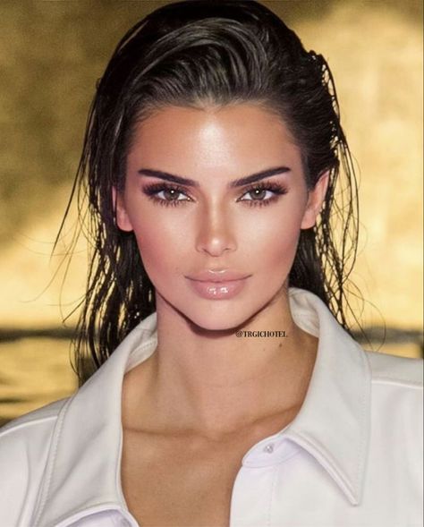 Kendall Jenner Glam Makeup, Kendall Jenner Eye Makeup, Kendall Jenner Face, Kendall Jenner Makeup, Kardashian Makeup, Kim Kardashian Makeup, Kendal Jenner, Jenner Makeup, Haircuts For Long Hair