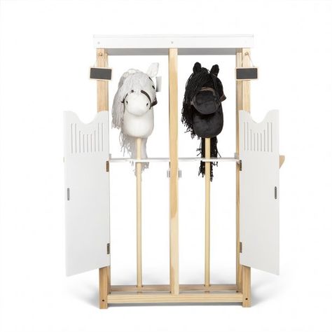 By Astrup Horse Stables Design, Horse Bedroom, Hay Rack, Feeding Trough, Horse Room, Toy Barn, Stick Horses, Hobby Horses, Horse Accessories