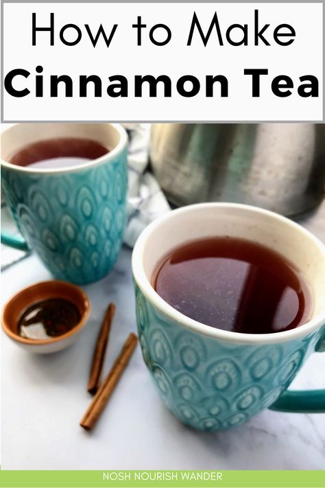 Cinnamon tea may be perfect if you need a warm beverage to enjoy. This tasty homemade tea is not only delicious but has powerful health benefits. Cinnamon Milk Recipe, Cinnamon Tea Recipe, Cinnamon Tea Benefits, Tea Mixes, Hot Tea Recipes, Herbal Leaves, Cinnamon Health Benefits, Sweet Sauces, Healthy Tea