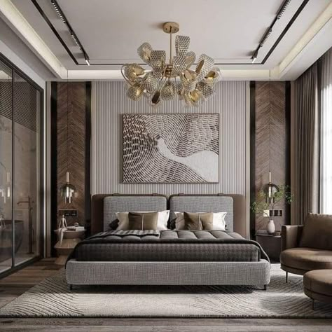 Luxury Bedroom Design Master Suite, Royal Bedroom Design, Black And Grey Bedroom, Bedroom Inspiration Cozy, Grey Bedroom Design, Modern Luxury Bedroom, Luxury Bedroom Design, Gorgeous Bedrooms, Bedroom Renovation