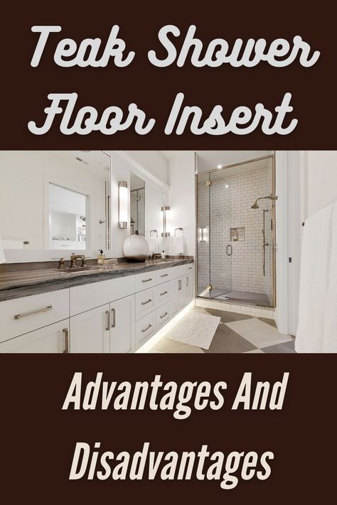 There are pros and cons to every decision, and that includes choosing a teak shower floor insert. Here we take a look at both the good and the bad so you can make an informed decision about whether this is the right choice for your home. Showers With Teak Floors, Teak Floor Bathroom, Teak Shower Floor Insert, Shower With Teak Floor, Teakwood Shower Floor, Teak Bathroom Floor, Wood Floor Shower Ideas, Teak Wood Shower Floor, Wooden Shower Floor