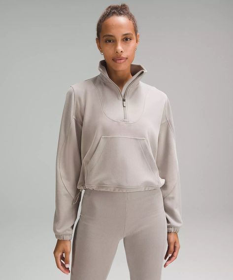 Brushed Softstreme Ribbed Half Zip | Women's Hoodies & Sweatshirts | lululemon | Lululemon (US) Michelle Yeoh, Half Zip Sweatshirt, Women Hoodies Sweatshirts, Lululemon Women, Zip Sweatshirt, Leggings Shop, Outerwear Women, Half Zip, Lululemon Athletica