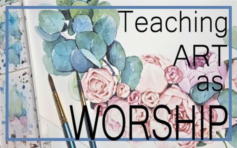 Worship Art Painting, Christian Art Ideas, Prophetic Art Worship, Gems Crafts, Journaling Templates, Faith Based Art, Worship Ideas, Group Art Projects, Worship Art