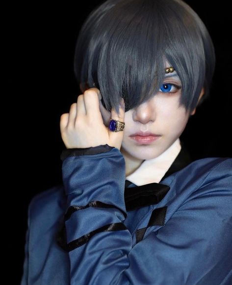 Chiba Cosplay, Ciel Cosplay, Ciel Phantomhive Cosplay, Black Butler Ciel, Black Butler Anime, Black Butler Kuroshitsuji, Butler Anime, Ciel Phantomhive, Chiba