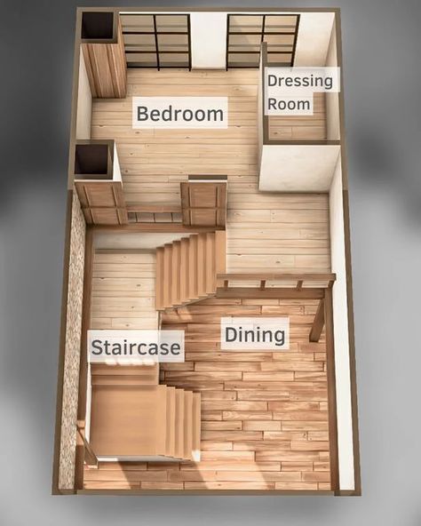 Tiny House Floor Plans Sims 4, The Sims 4 Layout Floor Plans, Sims House Build Ideas, Cottage In Bloxburg, Room Building Ideas, Sims 4 Cozy House Layout, Sims Cottage House Interior, Sims Tiny House Layout, Sims Build Layout