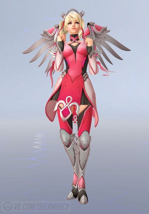 Pink Mercy, Mercy Overwatch, Wonder Woman Art, Overwatch 2, Art Clothes, Overwatch, Wonder Woman, Princess Zelda, Zelda Characters