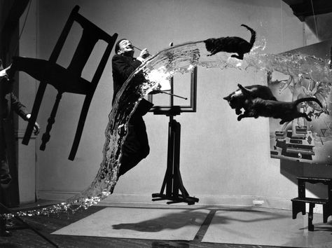 Philippe Halsman, Salvador Dali Art, Dali Art, Wood Gallery Frames, Photoshoot Fashion, Modern Tools, Spanish Painters, Deviant Art, Man Ray