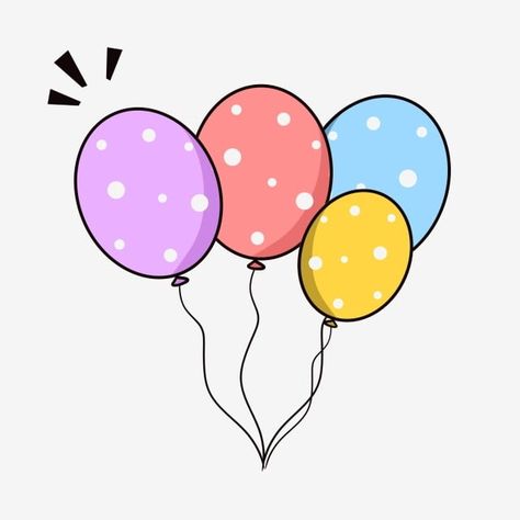 Cartoon Balloons, Balloon Png, Polka Dot Balloons, Balloon Cartoon, Balloons Decorations, Color Explosion, Colorful Balloons, Color Wave, Children's Day