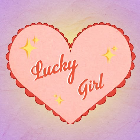 Lucky Girl Tattoo, Manifest Widget, Mh Quotes, Lucky Girl Aesthetic, Homescreen Quotes, Lucky Aesthetic, Lucky Poster, February Aquarius, January Wallpaper