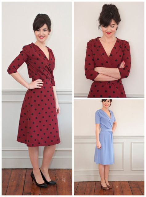 25+ Brilliant Photo of Wrap Dress Sewing Pattern Wrap Dress Sewing Pattern Sew Over It 1940s Wrap Dress  #SewingPatternsForBeginners Wrap Dress Sewing Pattern, Wrap Dress Sewing, Dresses Sewing Patterns, Wrap Dress Sewing Patterns, Indie Patterns, Colette Patterns, Wrap Dress Pattern, Trendy Sewing Patterns, Simplicity Dress