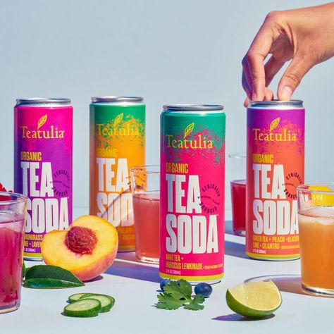 Juice Branding, Soda Brands, Drinks Packaging Design, Colorful Drinks, Juice Packaging, Bottle Design Packaging, Drinks Brands, Cool Packaging, Branding Design Packaging