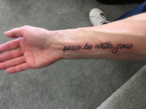 Peace Be With You Tattoo, Tattoos Of Strength, Strength Tattoo, New Tattoo, Peace Quotes, Skin Art, Tattoo You, Future Tattoos, New Tattoos