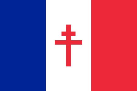 Cross Of Lorraine, French Resistance, Historical Flags, France Flag, Free In French, French Flag, French Colors, Flags Of The World, Military History