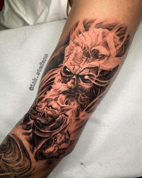 H A D E S . Continuando o braço do amigo @thiagomellomkt . #hades #hadestattoo #realistictattoo #inkstefano #barradatijuca #maletattoo Hades Forearm Tattoo, Greek Mythology Hades Tattoo, Hades Tattoo Mythology, Hades Tattoo, Men Tattoos Arm, Tattoos Arm Sleeve, Greek Mythology Tattoos, Men Tattoos Arm Sleeve, Tattoos Arm