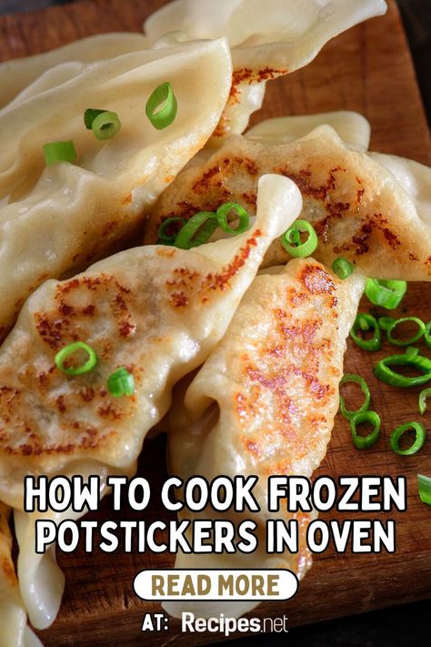 Level up your appetizer game with our collection of side dish recipes, featuring our guide on how to cook frozen potstickers in the oven at Recipes.net. Perfect for parties, gatherings, or simply as a tasty snack, these crispy and flavorful potstickers are sure to impress. Whether you're serving them alongside other appetizers or as a standalone dish, they're guaranteed to be a hit. Drop by our blog full recipe and add some delicious flair to your next appetizer spread! Homemade Potstickers, Frozen Potstickers, Recipes For Appetizers, Appetizer Bites, Dish Recipes, How To Cook, Yummy Snacks, Recipe Using, Travel Food