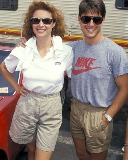 The Eighties Guy on Instagram: “#TomCruise with wife #1, #MimiRogers” Tom Cruise Short, Ugly Legs, Mimi Rogers, Cruise Secrets, Tom Cruise Movies, Cruise Wedding, Shirt Tucked In, New Girlfriend, Celebrity Babies