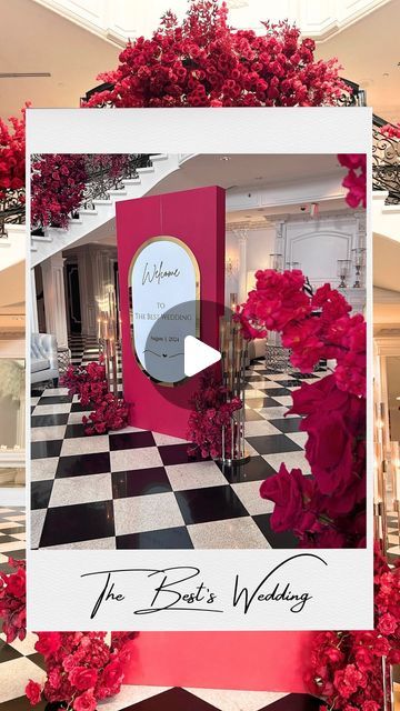 Fall Theme Wedding Reception, Christmas Soiree, Red Wedding Receptions, 60th Birthday Ideas For Mom, Floral Wedding Decor, Glam Wedding Decor, Sweetheart Table Decor, Nj Wedding Venues, Luxury Wedding Decor