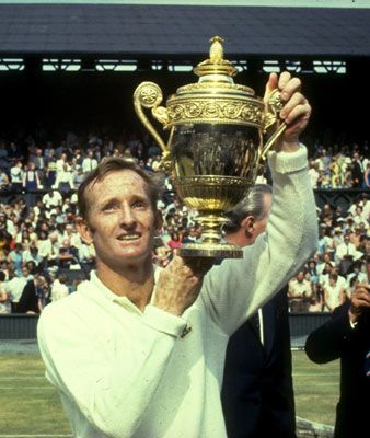 Rod Laver 1968  - He also won eight Pro Slam titles, including the calendar year Pro "Grand Slam"[12][13] in 1967, and contributed to five Davis Cup titles for Australia during an age when Davis Cup was deemed as significant as the Grand Slams.[14]Rod Laver - Australian tennis star of the 1960s Tennis Rules, Tennis Serve, Tennis Photos, Rod Laver, Wimbledon Tennis, Tennis Legends, Vintage Tennis, Sport Tennis, Sports Stars