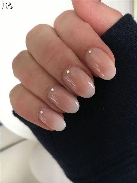 Chic Summer Wedding Nail Ideas to Love Oval Acrylic Nails, Short Oval Nails, Unghie Sfumate, Natural Nail Designs, Her Nails, Super Nails, Oval Nails, Minimalist Nails, Nail Shapes