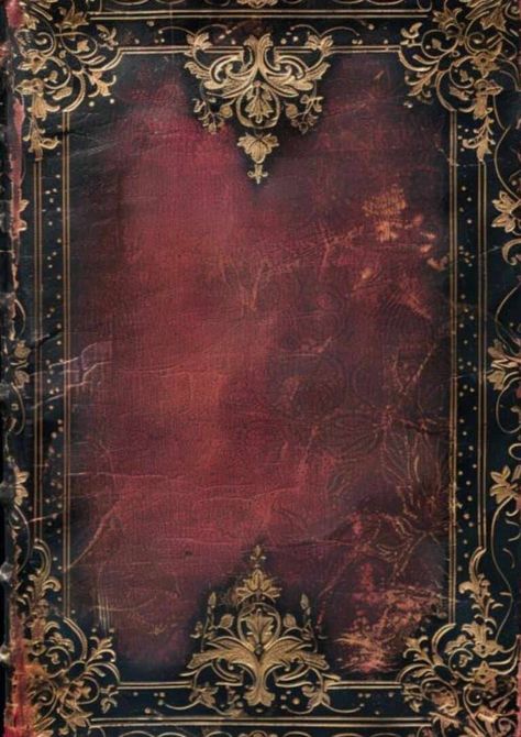 Dark Vintage Background, Iphone Dark Theme, Empty Book Cover, Gothic Victorian Aesthetic, History Book Cover, Junk Journal Covers, Book Texture, Book Cover Design Template, Vintage Paper Printable