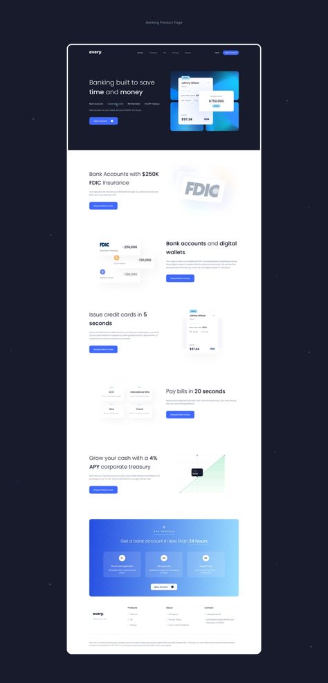 Every - Banking & Payroll Landing Page designed by MoRas ✪ for Acedesign. Connect with them on Dribbble; the global community for designers and creative professionals. Bank Design, App Interface Design, App Interface, Graphic Elements, Landing Page Design, Interface Design, Banking, Page Design, Landing Page