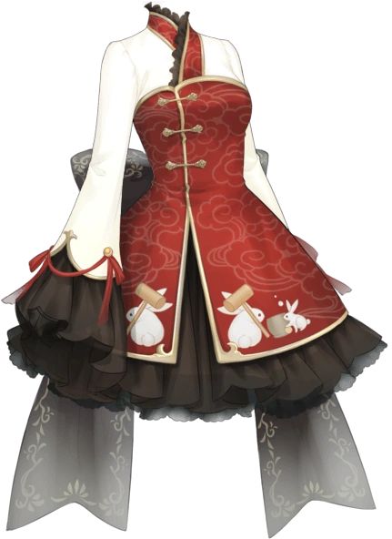 Moon Rabbit-Red | Love Nikki-Dress UP Queen! Wiki | FANDOM powered by Wikia Moon Rabbit, Manga Clothes, Mode Kimono, Dress Design Drawing, Clothing Design Sketches, Old Fashion Dresses, Fashion Drawing Dresses, Anime Inspired Outfits, Drawing Anime Clothes