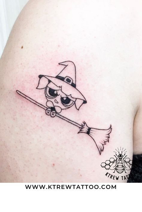 #powerpuff #powerpuffgirlstattoo #tattoo #cartoontattoo #tuesdaymotivation #bubbles Bubbles Tattoo Powerpuff, Bubbles Powerpuff Tattoo, Powerpuff Girls Tattoo, Powerpuff Bubbles, Bubble Tattoo, Bubbles Powerpuff, Power Puff Girls Bubbles, Girls Tattoo, Powerpuff Girl