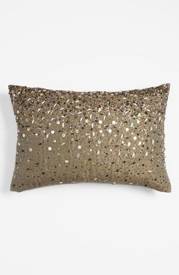 Nordstrom at Home 'Sequin Spill' Pillow available at #Nordstrom: Moroccan Modern, Beaded Pillow, Guest Bedroom Decor, Gold Bedroom, Pretty Pillow, Metallic Luster, Small Apartment Decorating, Bedroom Decorating, Dining Accessories