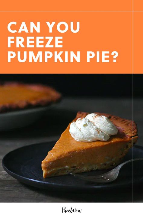 Can You Freeze Pumpkin, Costco Pumpkin Pie, Freeze Pumpkin, Freezing Pumpkin, Frozen Pumpkin Pie, Baking Fall, Fresh Pumpkin Pie, Fall Dessert Recipes Easy, Freeze Sweet Potatoes