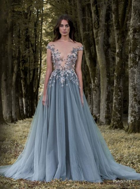 [[MORE]] Paolo Sebastian Couture Autumn/Winter 2016 2017 Collection Source Paolo Sebastian, Cheap Gowns, Blue Wedding Dresses, Zuhair Murad, Tulle Prom Dress, Prom Dresses Lace, Party Gowns, Prom Gown, Beautiful Gowns