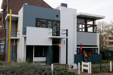 Rietveld Schroder House, Schroder House, Gerrit Rietveld, Interior Design Student, Piet Mondrian, Utrecht, House Floor Plans, Art And Architecture, Modern Architecture