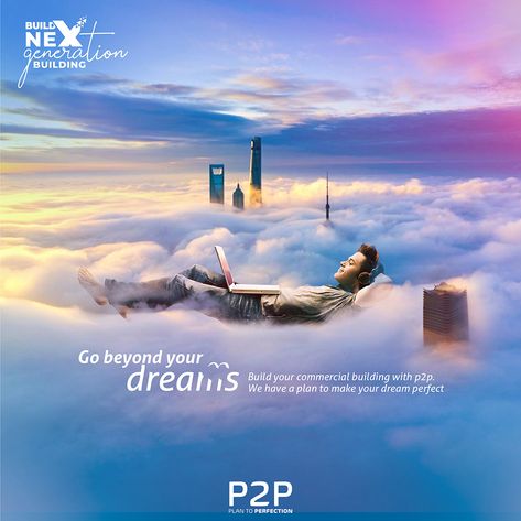 Social Media Campaign for P2P, Next Gen Building on Behance Instagram Ads Ideas, Travel Advertising Design, Social Media Campaign Design, Brochure Design Creative, Real Estate Marketing Design, Poster Design Layout, Social Media Branding Design, Travel Advertising, Billboard Advertising