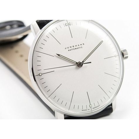 I said to myself I wouldn't pin any more Junghans watches but this is just so beautiful. £735 Junghans Max Bill Chronoscope, Bauhaus Watch, Junghans Watch, Speedmaster Omega, Max Bill, Simple Watches, Minimalist Watch, Affordable Watches, Men Clothes