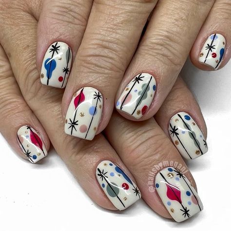 Nail Hacks, Ring Finger Nails, Fall Nail Ideas, December Nails, Festive Nail Art, Light Nails, Christmas Gel Nails, Cute Gel Nails, Winter Nail Art