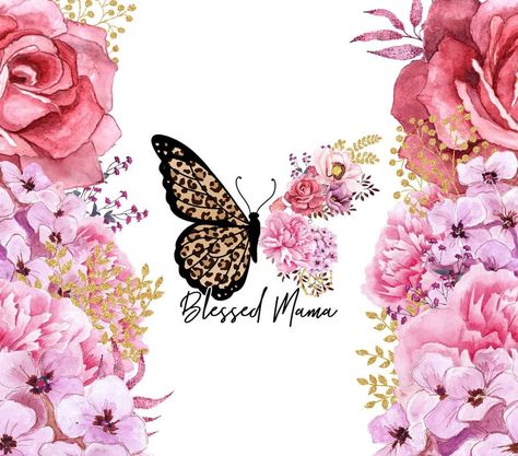 Starbucks Design, Love Pink Wallpaper, Butterfly Wallpaper Backgrounds, Faith Stickers, Pink Quotes, Cute Flower Wallpapers, Diy Cups, Tumbler Cups Diy, Mom Tumbler