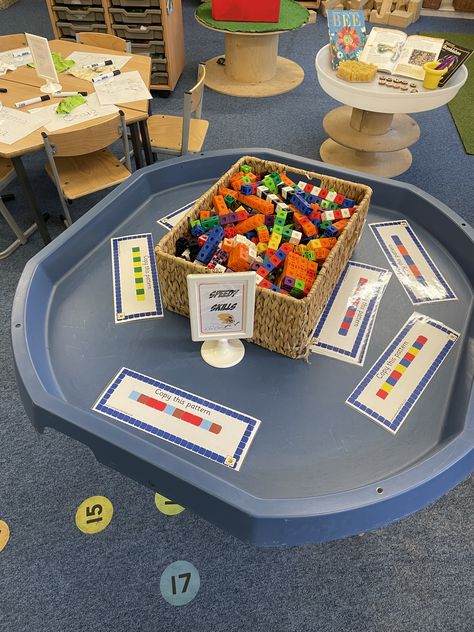 Fine motor skills speedy skills repeating patterns Tuff Tray, Teacher Toolbox, Motor Activities, Fine Motor Activities, Fine Motor, Motor Skills, Fine Motor Skills, Repeating Patterns, Tray