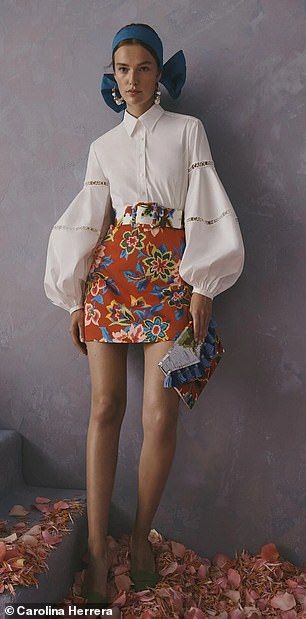 Carolina Herrera is accused by Mexican government of cultural appropriation Balloon Sleeve Shirt, Solace London, Mexican Fashion, Mexican Outfit, Resort 2020, Alex Perry, Dress Winter, David Koma, Mexican Style