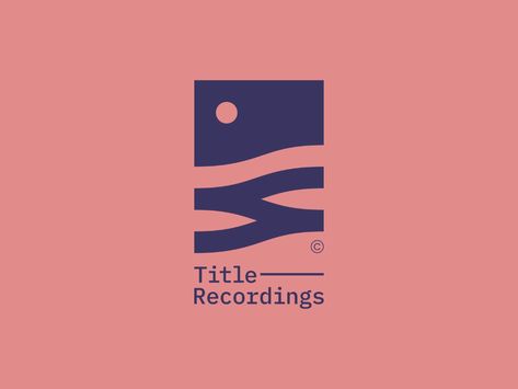 Title Recordings Logo by The Monochromatic Institute on Dribbble Institution Logo, Abstract Logo, Logo Collection, 로고 디자인, Creative Professional, Global Community, Logo Design, Graphic Design, ? Logo