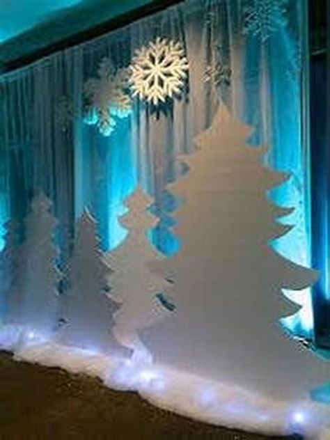 School Dance Decorations, Winter Party Themes, Winter Party Decorations, Winter Wonderland Decorations, Dance Decorations, Christmas Decorations Apartment, Winter Dance, Summer Party Themes, Christmas Apartment