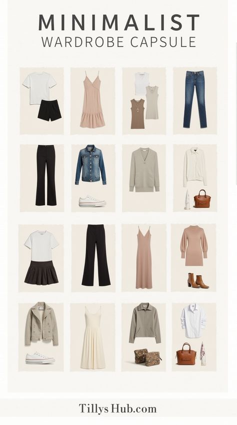 15 Neutral Minimalist Wardrobe Essentials Neutral Minimalist Wardrobe, Minimalist Wardrobe Essentials, Minimalist Wardrobe Capsule, Explore Outfit, Timeless Looks, Fashion Capsule Wardrobe, Minimalist Capsule Wardrobe, Wardrobe Capsule, Neutral Minimalist