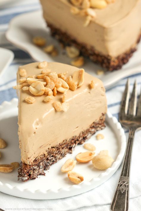 Healthy Desserts Peanut Butter, Desserts Peanut Butter, Tofu Dessert, High Protein High Fiber, Dessert Pie Recipes, Peanut Butter Crunch, Coconut Dessert, High Protein Desserts, Dessert Pie