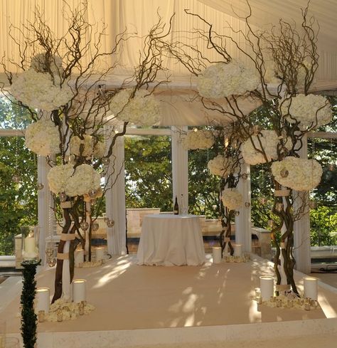 Indoor Wedding Venues, Skirted Table, Tall Decor, Jewish Wedding Traditions, Gazebo Decorations, Wedding Chuppah, Flower Bunches, Jewish Wedding Ceremony, Unique Destination Wedding