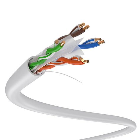 Dripstone 600004 Cat6 Utp Solid Cable 23AWG/Lan Network Ethernet Rj45 Wire - 1000-feet (304.8 Metre) - White,#Cable, #Lan, #AWG, #Solid Ethernet Cable Management, Cat 6 Cable, Lan Network, Wires And Cables, Independence Day Poster, Twisted Pair, Xlr Cable, Sport Poster Design, Ethernet Cable