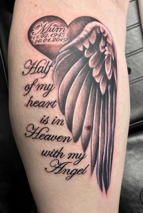 Mums Tattoo, Rip Tattoos For Dad, Memorial Tattoos Mom, Rip Tattoos, Rip Tattoos For Mom, Tattoos For Dad Memorial, Memory Tattoos, In Loving Memory Tattoos, Mum Tattoo