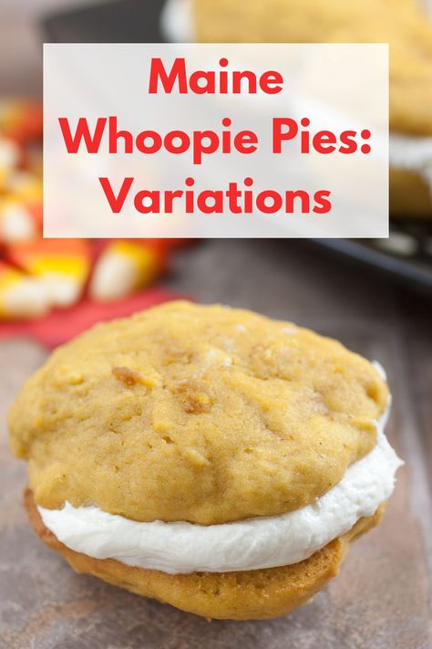 Do you love Maine Whoopie pies? This article offers ideas on this authentic Maine dessert along with ideas on different cakes and fillings you can use. Maine Whoopie Pie Recipe, Maine Desserts, Maine Whoopie Pies, Whoopie Pie Recipe, Whoopie Pie, Different Cakes, Whoopie Pies, Blueberry Pie, Pie Recipe