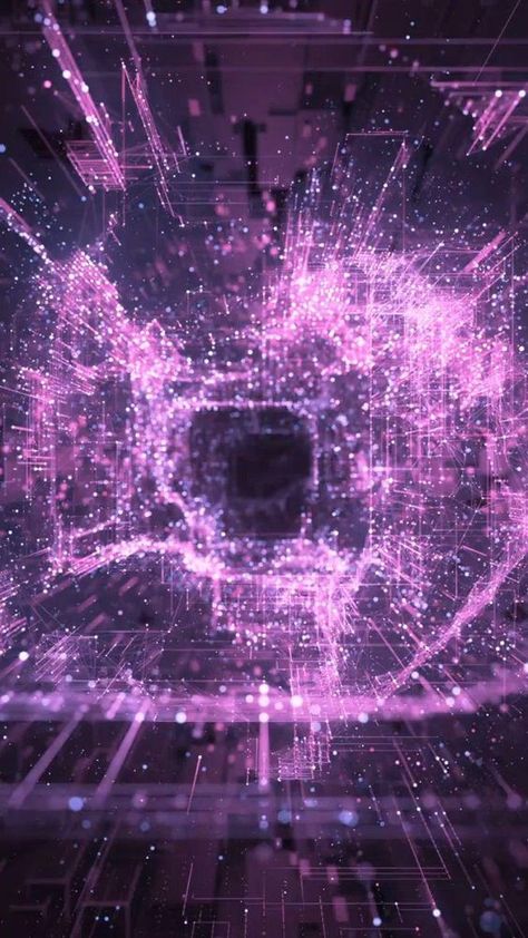 Background Animated Purple Matrix Tunnel 📹✨📽️ - no sound - for intro - dark cinematic video ❣️ Try this fascinating video to clear your mind. Watch this matrix tunnel and fill it with the colors of your mind ❣️ A short clip to relax 💙💜💚💛 Have a short break and enjoy the matrix traffic and feel deep to what it triggers in you. Get yourself centered with a quick meditation. Effect videos - Abstract videos - Templates - Wallpapers Check out my YT Channel for more! No Sound Videos, Abstract Video Background, Live Backgrounds Videos, Matrix Animation, Background For Advertisement, 3d Videos Animation, Video Background Template, Matrix Video, Matrix Wallpaper