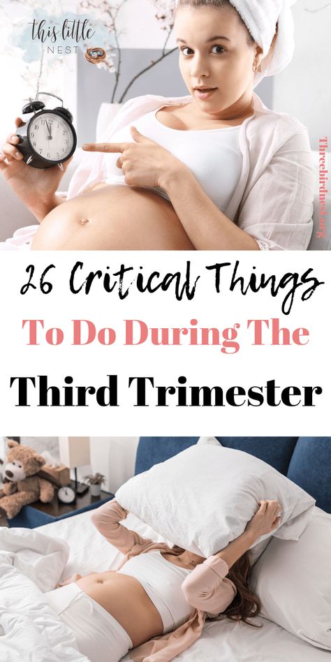 Third Trimester Workout, 3rd Trimester Pregnancy, Trimester To Do List, Third Trimester Checklist, Trimester Checklist, Third Trimester Pregnancy, Newborn Baby Tips, 3rd Trimester, Getting Ready For Baby